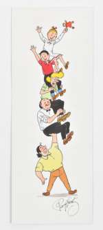 [ORIGINAL BOOK & COMIC BOOK ARTWORK] PAUL GEERTS (B. 1937) SUSKE EN WISKE | Zwiggelaar Auctions