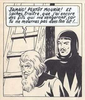 De Moor, Bob | De Moor, Bob - 1 Page originale + album de luxe - De Leeuw van Vlaanderen / Le Lion de Flandre - (p.45) - 1949 | Catawiki