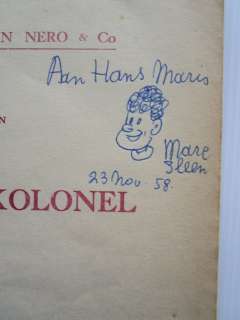 Marc Sleen - De ijzeren kolonel - Met opdrachttekening - Broché - Réédition | Catawiki