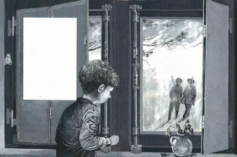 Hausman. Illustration originale Bonne Soirée | BDEnchères