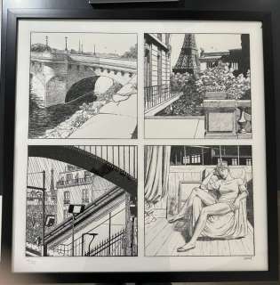 Juillard, André - 1 Estampe pigmentaire - Paris... New York | Catawiki