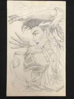 Pander Brothers - RARE! Grendel: Devil‘s Legacy - First Christine Spar Drawing PLUS Signed ‘Artist Proof‘ Hardcover Graphic Novel