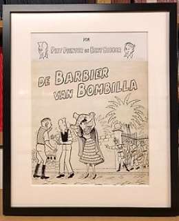 Pom - 1 Original cover - Piet Pienter en Bert Bibber 15 - De Barbier van Bombilla - 1960 | Catawiki