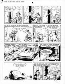 Seron, Pierre - 1 Original page - Les Petits Hommes T33 - Vingt mille lieues sous les terres - 1996 | Catawiki