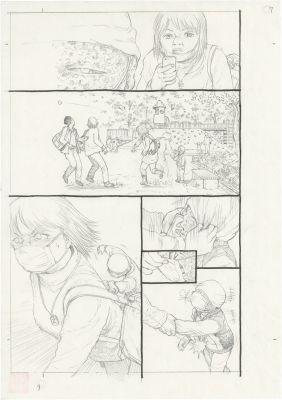Hideki Arai’s Hand-Drawn Manuscript:"KISS: The Madman Takes Flight" | Mandarake (Big Web)