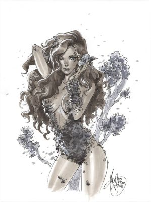 Milka Andolfo’s Hand-Drawn Color Illustration"Poison Eyes" | Mandarake (Big Web)
