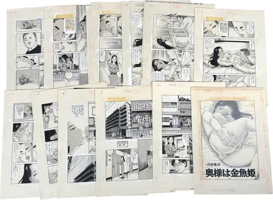 My Wife is a Goldfish Princess - 20 pages of Hand-Drawn Manuscript by Ryuji Sawada | Mandarake (Big Web)