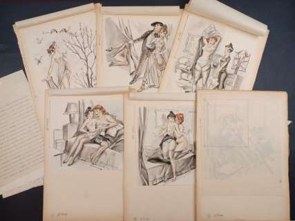 D’Antan - 14 Original drawing - Tentazioni di Primavera | Catawiki