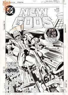 Jack Kirby Mike Royer - new gods (v. 2) #2 cover (dc, 1984)