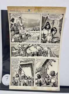 John BUSCEMA. « Savage Sword of Conan ». Encre de Chine et lavis pour… | misc / divers