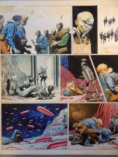 Lawrence, Don - 1 Original colour page - Trigië - De Rode Dood - 1974 | Catawiki