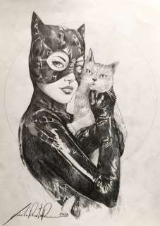 Scorda, Renato Ramon alias Red Tattoo - 1 Original drawing - Catwoman | Catawiki