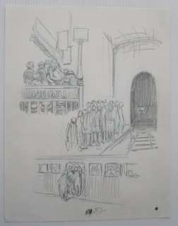 Will eisner - Original Sketch Page - City people notebook - 1 croquis original - 1989 | Catawiki