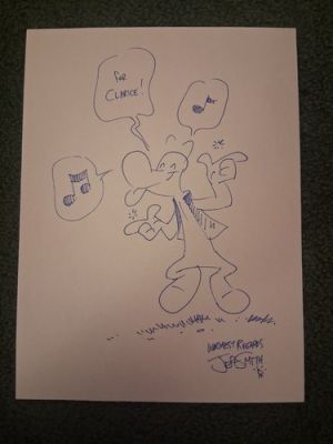 Jeff Smith Original Art Smiley Bone 90s Sketch | eBay US (Buy It Now)