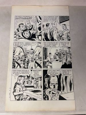 TOM CORBETT SPACE CADET original comic art 1954 SCI FI FRANK THORNE Cybernic | eBay US (Buy It Now)