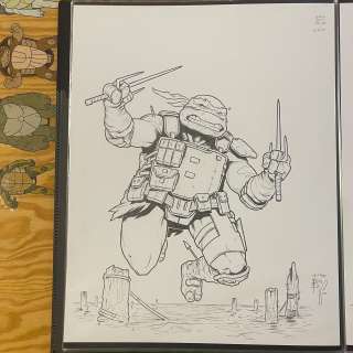 Ben Bishop | NECA - RAPHAEL - ACTION FIGURE PACKAGING - (ORIGINAL ART) | Ben Bishop