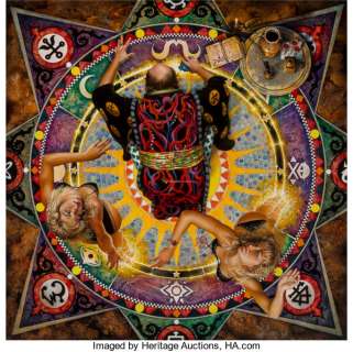 Don Maitz (American, b. 1953) Conjure, First Maitz: Selected Works by Don Maitz book cover, 1988 Oil, acrylic, - | Heritage