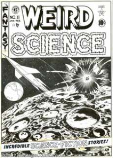 Al Feldstein - Original Cover Art for Weird Science #11 (EC, 1952). Legendary EC artist Al Feldstein serves up - | Heritage