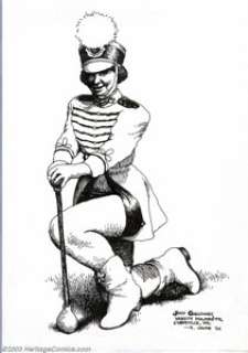 Robert Crumb - Original Illustration for the Peoria Exhibition (1966). From Crumb’s ill-fated first gallery show - | Heritage