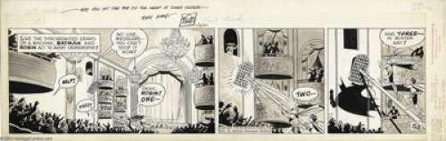 Bob Kane - Original Comic Strip Art for Batman Daily dated 6-9-44, Autographed by Bob Kane (McClure Syndicate, - | Heritage