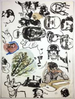 Gipi | Original drawing  - Character study  - (1990) | Catawiki