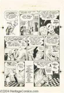 Will Eisner - The Spirit Section, page 2 Original Art, dated 10-22-50 (Will Eisner, 1950). Rudy the barber - | Heritage