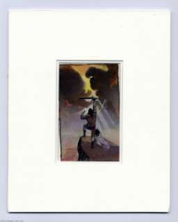 Frank Frazetta - Warrior and Woman Color Preliminary Original Art (undated). A gorgeous color preliminary by - | Heritage