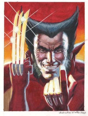 Joe Rubinstein | Wolverine #1 Recreation Painting | Joe Rubinstein