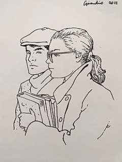 Giardino, Vittorio - 1 Original drawing - Jonas Fink - 2022 | Catawiki