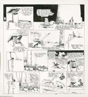 George Herriman - Krazy Kat Sunday Comic Strip Original Art (King Features Syndicate, undated). Within the world - | Heritage