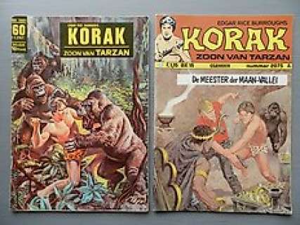 Classics - Korak, Zoon van Tarzan / Korak Classics nr. 1201-1275 en meer - 90 Comic - EO - 1966/1974 | Catawiki