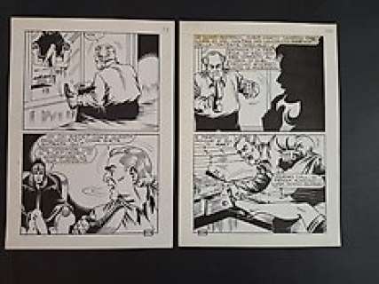 Magnus & Bunker - 2 Original page - Satanik, n. 150 - L’Inviato di Myorek - 1970 | Catawiki