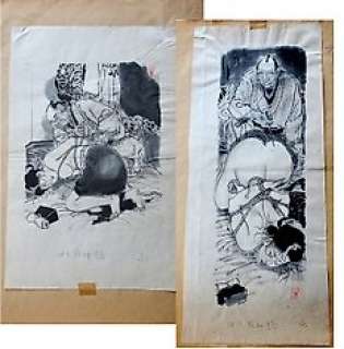 Kiyoshi Kimata - 2 Original drawing - SM Japan - The Story Of Times ( Following N° 3 & 4 ) - 1965 | Catawiki