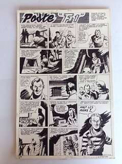 Juillard, Claude-Henri - Original page  - Poste F1  - Zorro 148  - (1949)