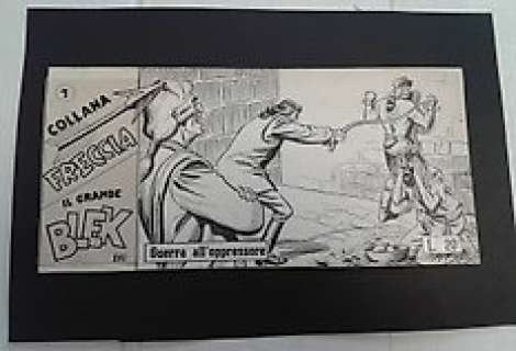 Essegesse, Sinchetto - 1 Original cover - Grande Blek - n° 1 serie 17° | Catawiki