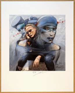 Bilal, Enki - 1 Estampe Pigmentaire - Lucie Bevilacqua Christophe - 2020