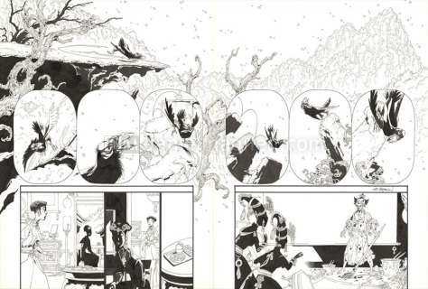 Thierry Robin - Pierre rouge, plume noire, Double planche or