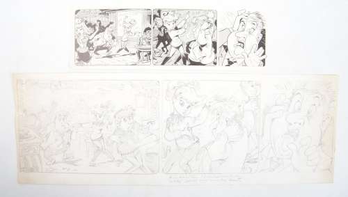 Piet Wijn (1929-2010) Original strip Koning Hollewijn | Zwiggelaar Auctions