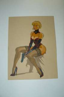 Meynet, Felix | Original illustration in colour and Indian ink  - Mirabelle | Catawiki