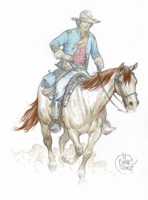 Blanc-Dumont | Lot 186 - La jeunesse de Blueberry, Rédemption en édition originale, agrémenté d’une dédicace. Proche de l’état neuf. | Septimus