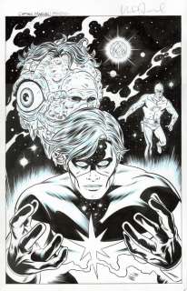 Mike Allred | Captain Marvel Proposal Piece Page Pinup | Got Super Powers?