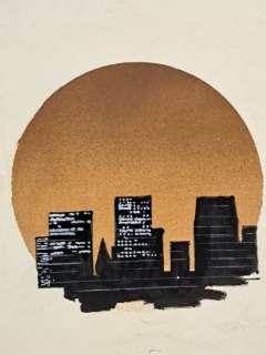 Thole, Karel - 1 Original preliminary drawing - "Città del Futuro" | Catawiki