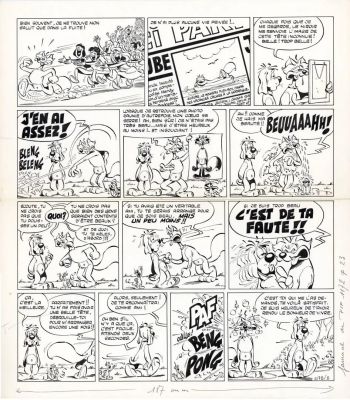 Lot 23 - GOTLIB (1934-2016) planche originale publiée dans Gai-Luron tome 6,… | misc / divers