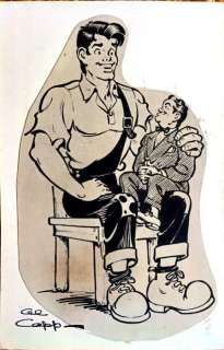 Al Capp Original cover - Li’l Abner - Couverture Li’l Abner avec certificat | Catawiki