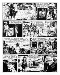 Giraud | Blueberry, planche n°11 Ã  l’encre de Chine de l’… | Banque Dessinée