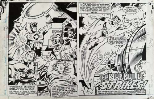 Wenzell, Dave / Esposito, Mike - 1 Original page - Super Spider-Man and the Titans #219 - 1977 | Catawiki