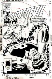 John Romita Sr., Keith Pollard - Daredevil #237 Cover (John Romita Sr Penciled & Inked Entire Dd Character!) 1986