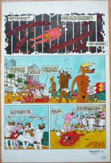 Tramber - 1 Original page - William Vaurien T4 - Pas de Cadeau à Gromago - 1990 | Catawiki