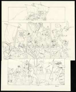 Olivier Roman - Sprague, Planche originale n°35 accompagnée