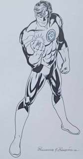 Jon Bogdanove pencil , Brett Breeding ink - 1 Original drawing - Green Lantern - Green Lantern Hall JORDAN - 2012 | Catawiki